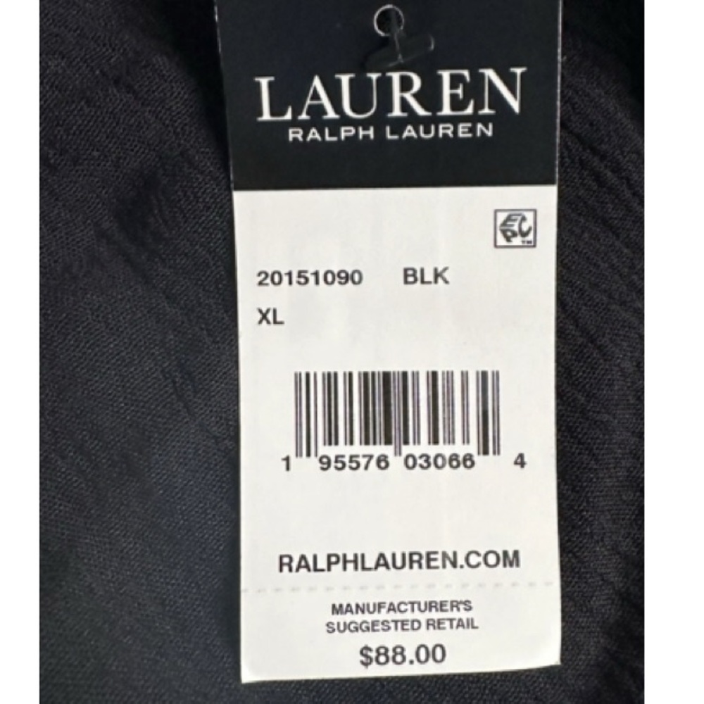 LAUREN RALPH LAUREN Crinkle Rayon Swimwear Cover Up Pant Women’s Size XL - Picture 10 of 10